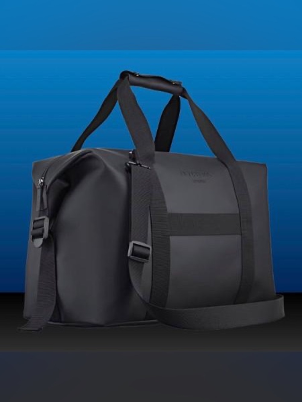NWT Aramis duffle bag, handle, removable shoulder strap, black Large